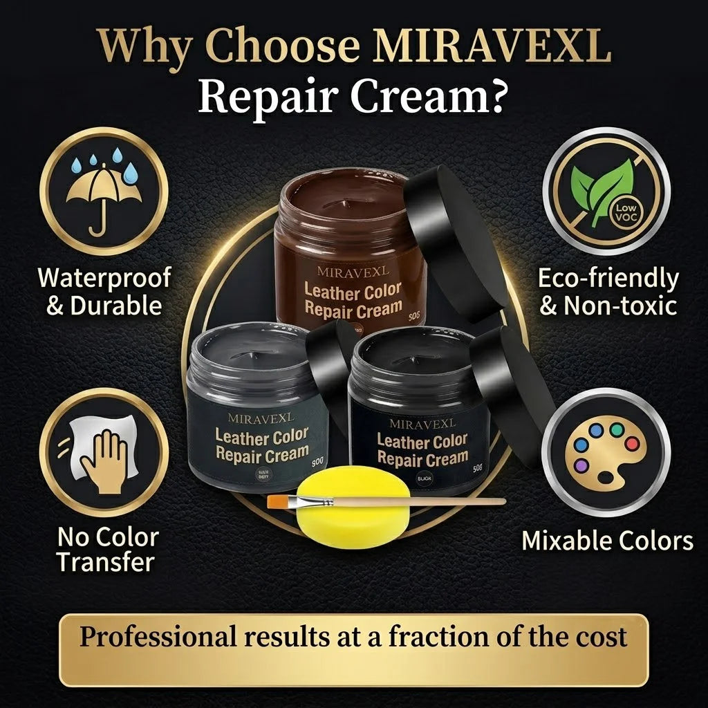 Leather & Vinyl Repair Paste — 50ml with Applicator Sponge