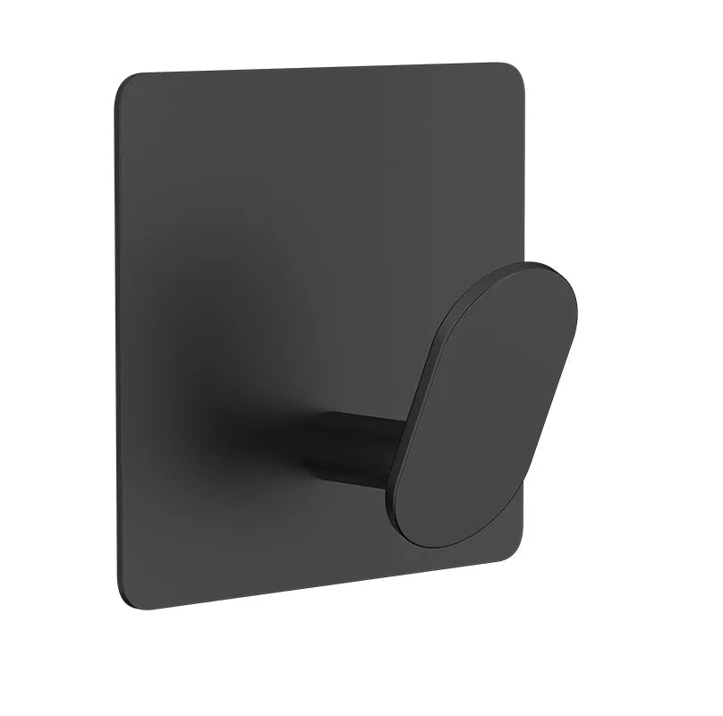 Adhesive Stainless Steel Wall Hooks — 4-Pack
