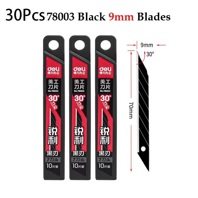 Utility Knife + Snap-Off Blades Set