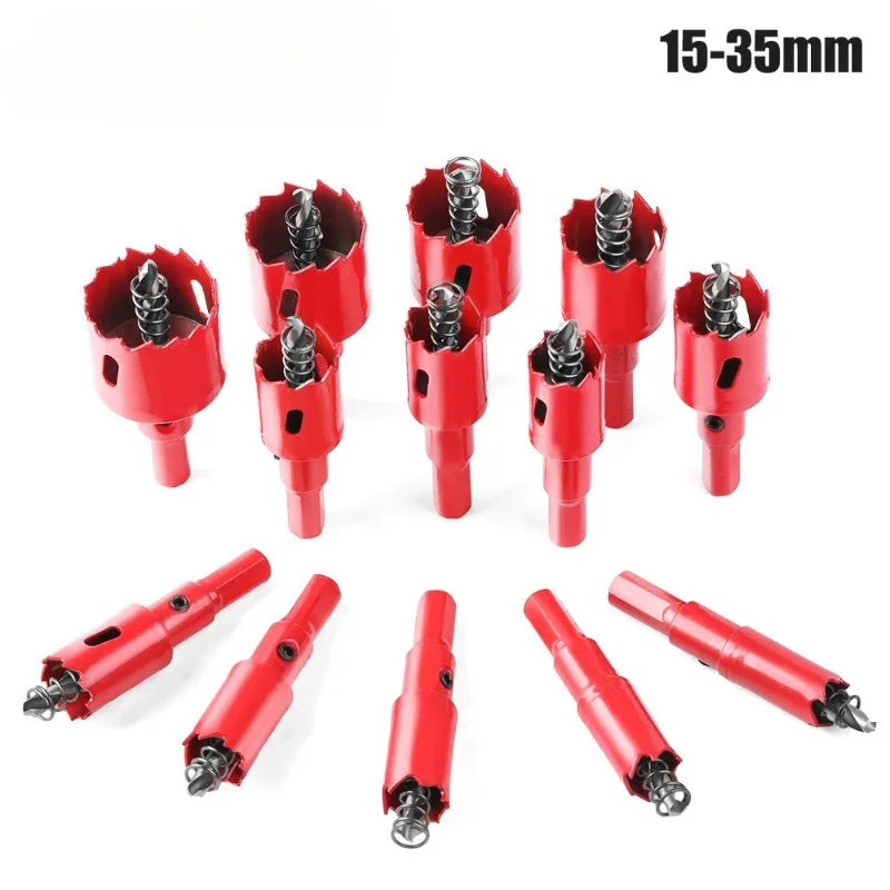 6/8/9/11/12/13/14Pcs M42 Bi-Metal Hole Saw HSS Drill Bits Set for Metal Iron Aluminum Stainless Plastic DIY Wood Cutter Tools