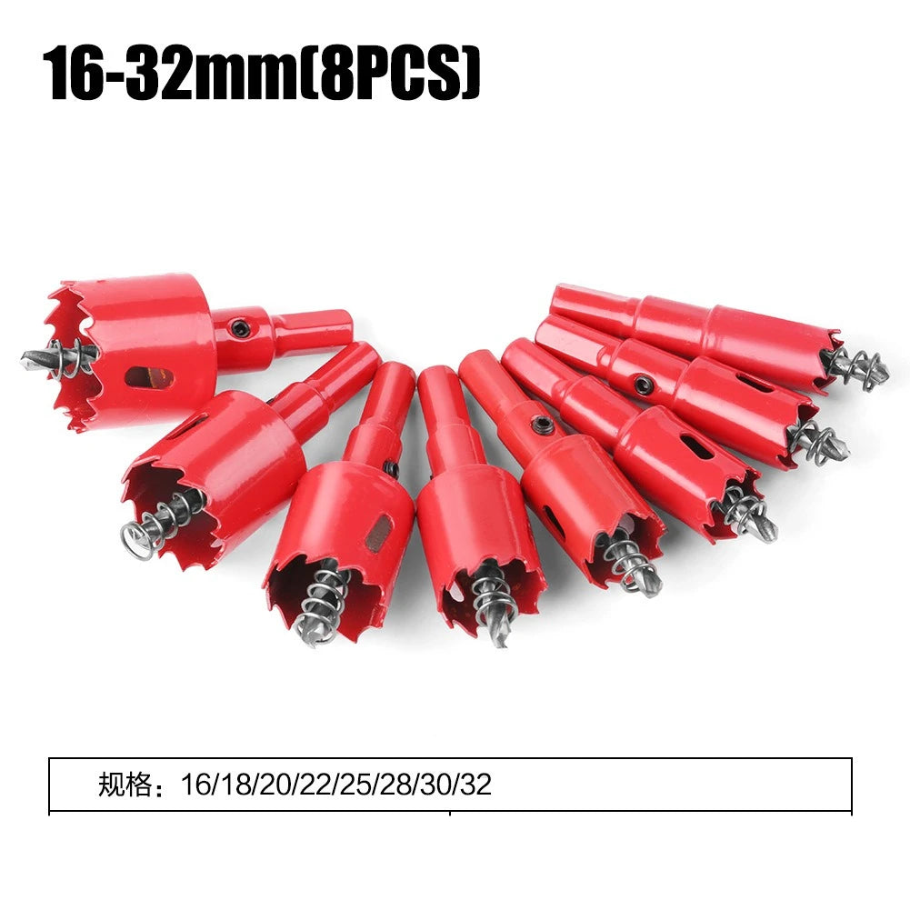 6/8/9/11/12/13/14Pcs M42 Bi-Metal Hole Saw HSS Drill Bits Set for Metal Iron Aluminum Stainless Plastic DIY Wood Cutter Tools