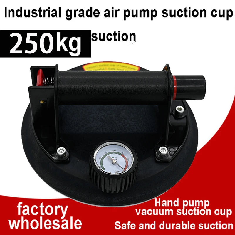 Vacuum Suction Cup Lifters, 8-Inch Hand Pump — 2-Pack with Carry Case