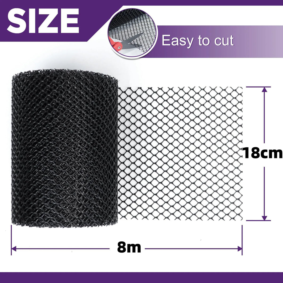 Plastic Roof Gutter Guard Filters grid fence Eaves Sink tree leaves Anti Clogging Mesh Cover For Outdoor Garden Drains Supplies