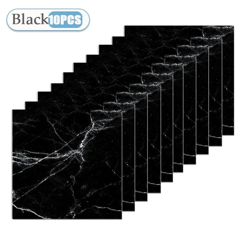 Peel-and-Stick Backsplash Tile Sheets — 10 Sheets (30×30cm)