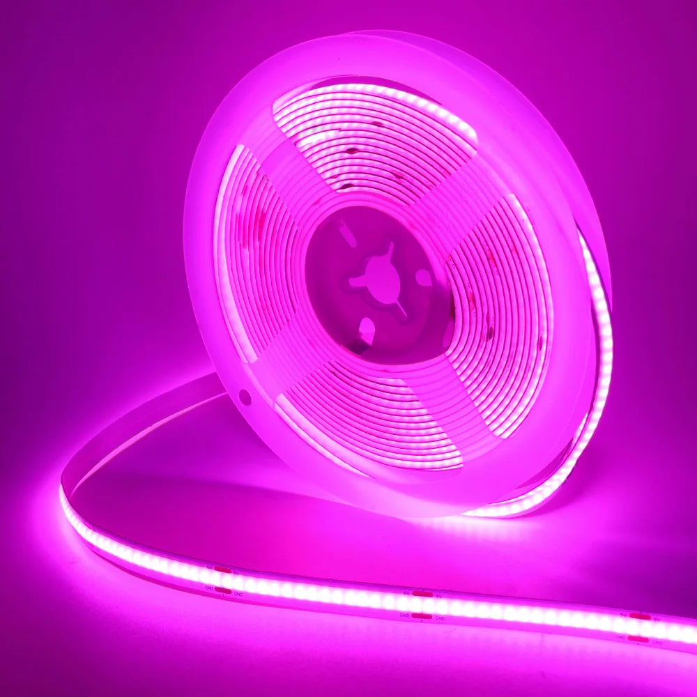 USB COB LED Strip Light — 2m (5V USB Powered)