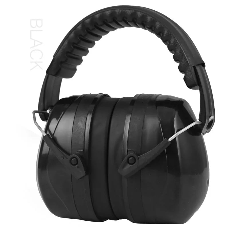 SNR Foldable Ear Defenders - Noise Reduction Safety Earmuffs for Kids/Adults - Ideal for Studying, Sleeping, Working/Shooting