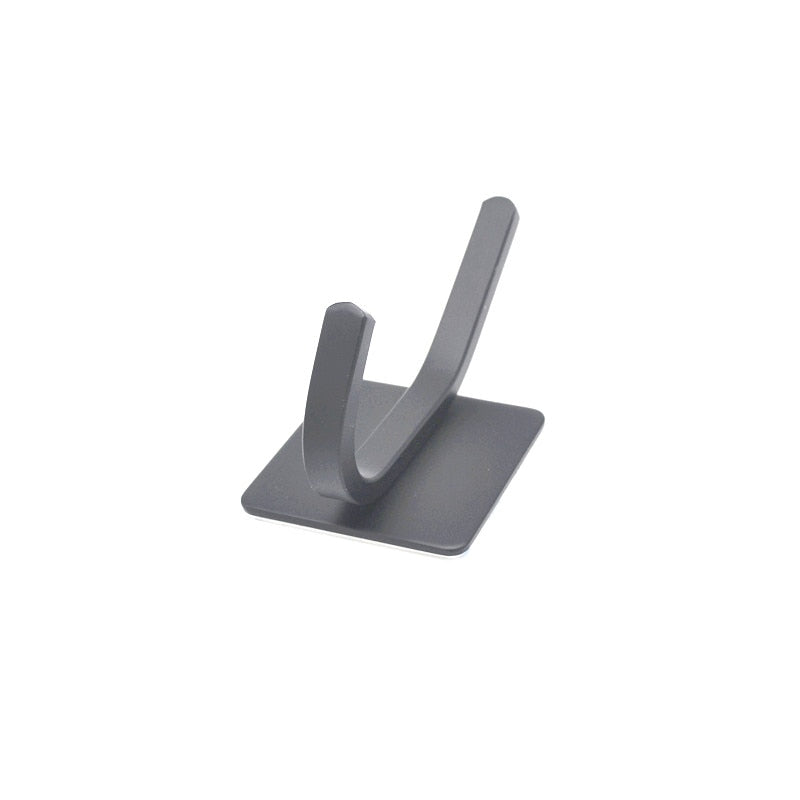 SUS304 Black Robe Hook Wall Hook Towel Hook for Bathroom Stainless Steel Coat Hook Rustproof Hook Hanger for Kitchen Hardware