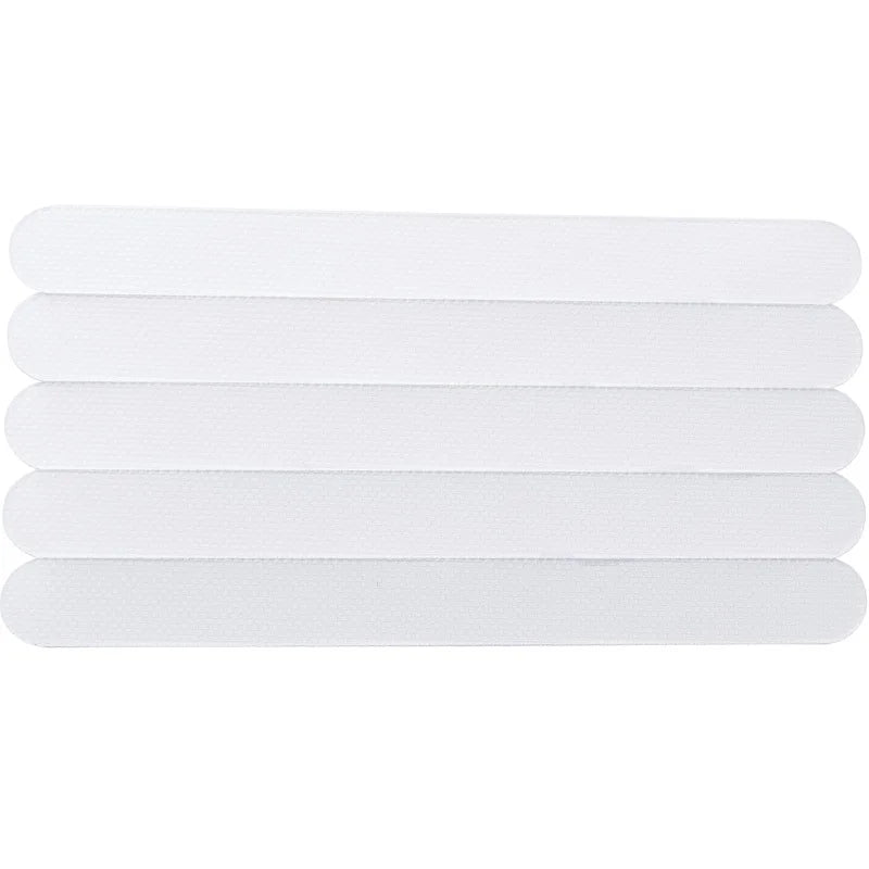 Anti-Slip Bath & Shower Strips — 6 Pieces (White)