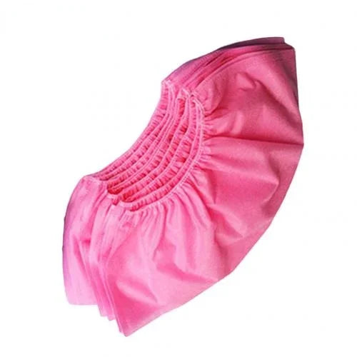 Disposable Boot Shoe Covers 100 Count Foot Booties Shoe Coverings Non Slip Shoe & Boot Covers for Indoor Outdoor Home Workplace