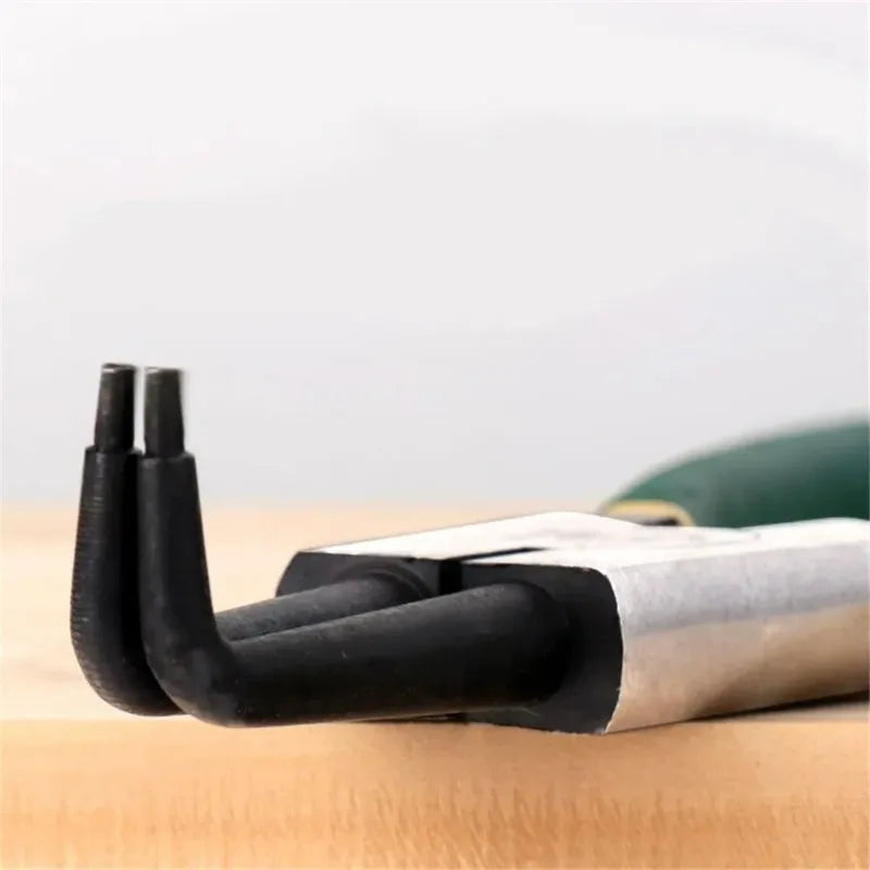4Pcs Circlip Pliers Set with Storage Bag 7'' Long Nose Plier Staight Bent Inner Outer Retaining Snap Ring Professional Plier Kit