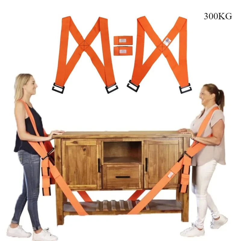 Heavy Duty Furniture Moving Straps Shoulder Forearm Lifting Rope Portable Home Moving Belt with Durable Transport Cord