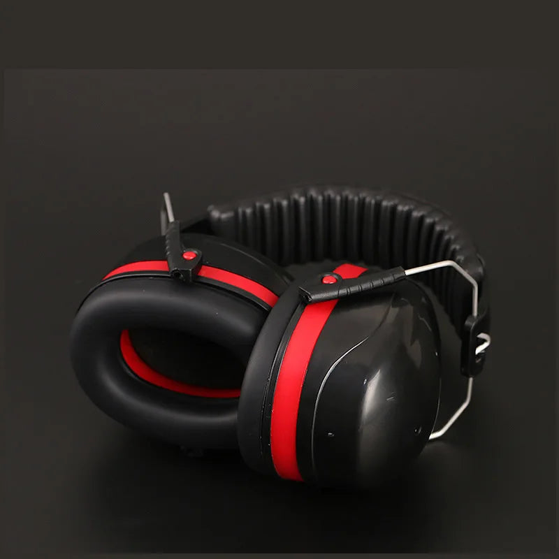 SNR Foldable Ear Defenders - Noise Reduction Safety Earmuffs for Kids/Adults - Ideal for Studying, Sleeping, Working/Shooting