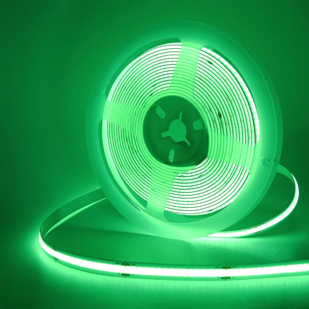 USB COB LED Strip Light — 2m (5V USB Powered)