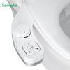 SAMODRA Non-Electric Bidet - Self Cleaning Dual Nozzle (Frontal and Rear Wash) Water Bidet Toilet Seat Attachment