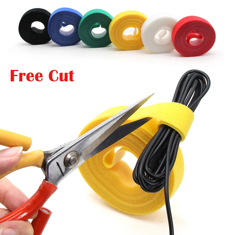Reusable Cable Tie Straps — 5m Roll (Cut to Length)