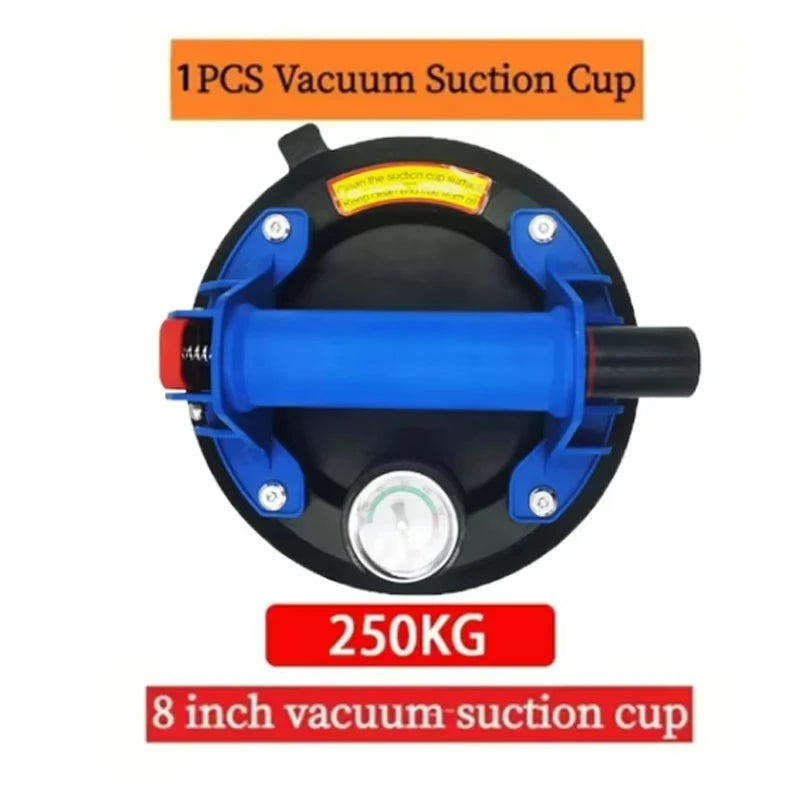 Vacuum Suction Cup Lifters, 8-Inch Hand Pump — 2-Pack with Carry Case