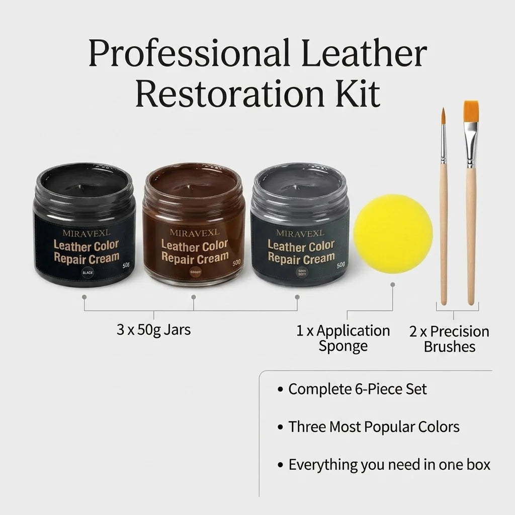 Leather & Vinyl Repair Paste — 50ml with Applicator Sponge