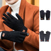 Autumn Winter Version of The Touch Screen Knitted Wool Plus Velvet Thickening Outdoor Riding Gloves for Men Accessories Gifts