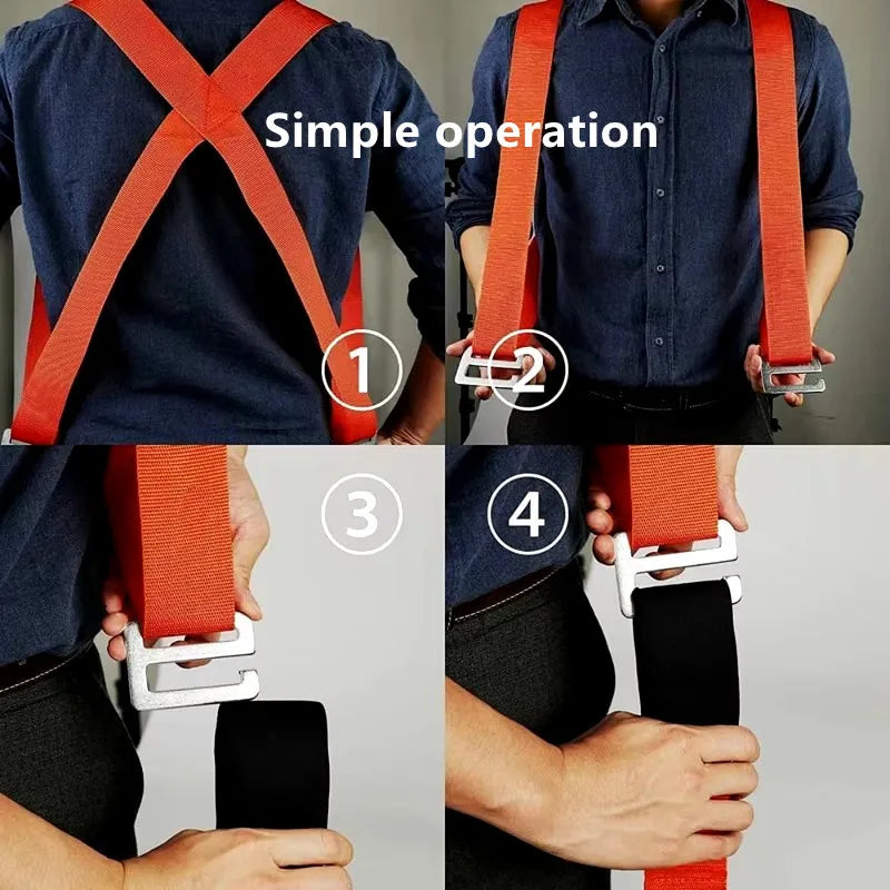 Heavy Duty Furniture Moving Straps Shoulder Forearm Lifting Rope Portable Home Moving Belt with Durable Transport Cord