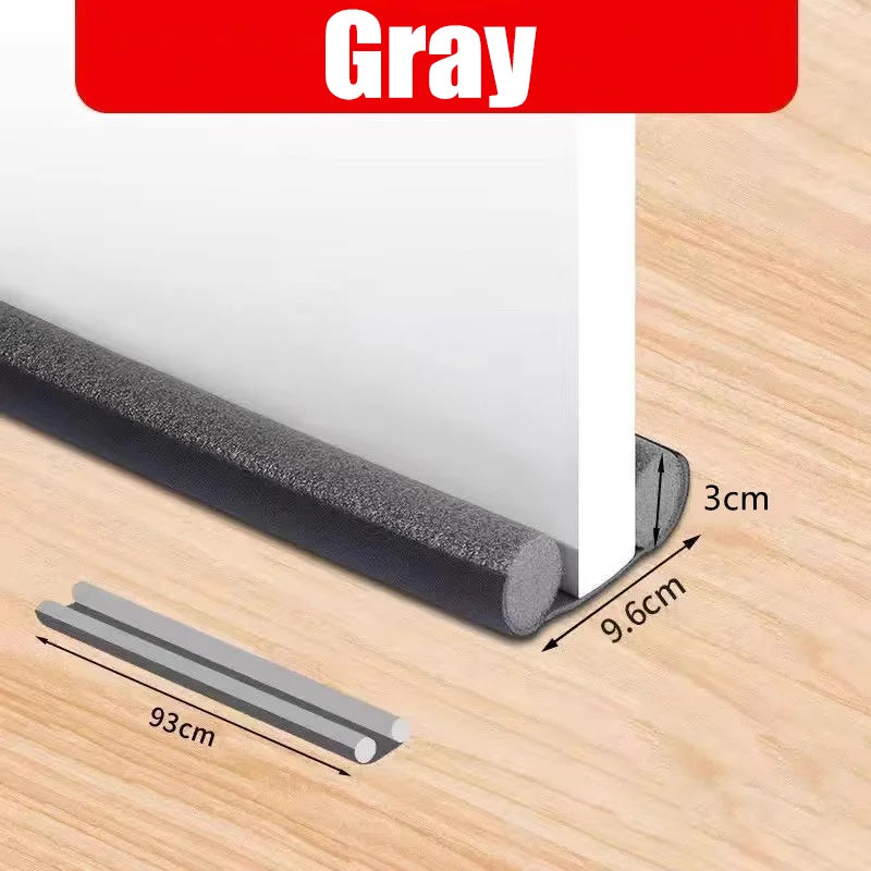 Under-Door Draft Stopper — Cut-to-Fit Foam Seal (1 Roll)