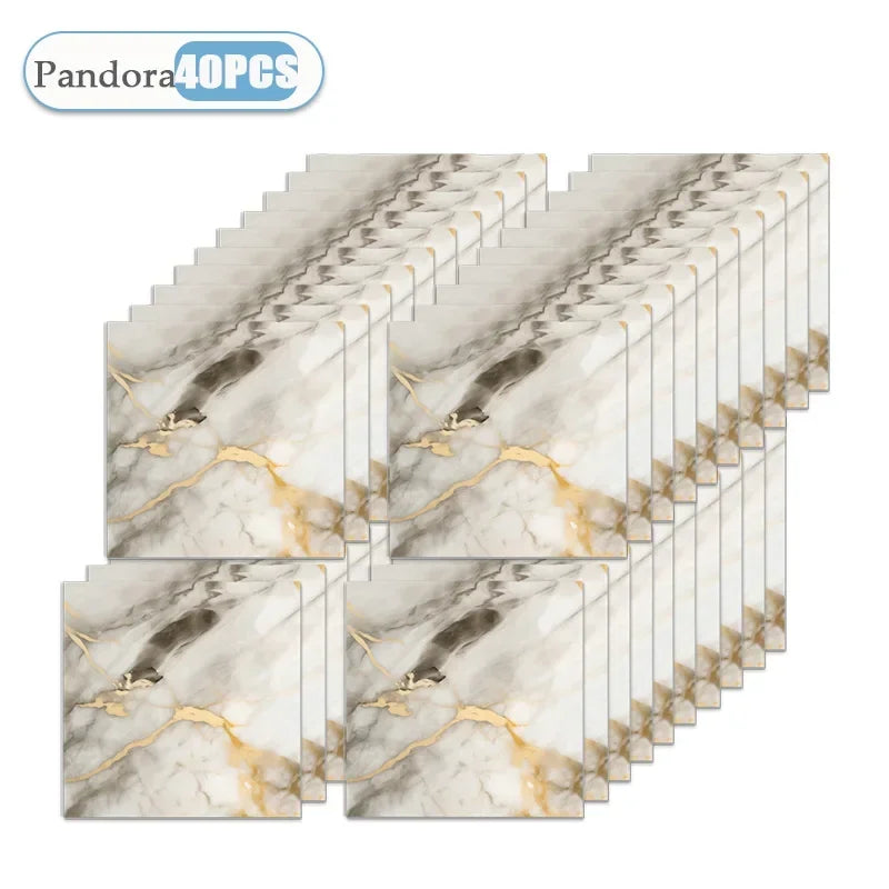 Peel-and-Stick Backsplash Tile Sheets — 10 Sheets (30×30cm)