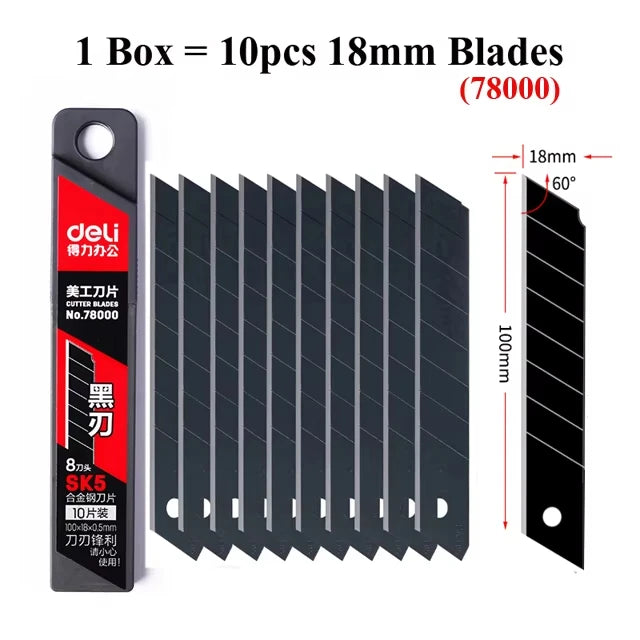 Utility Knife + Snap-Off Blades Set