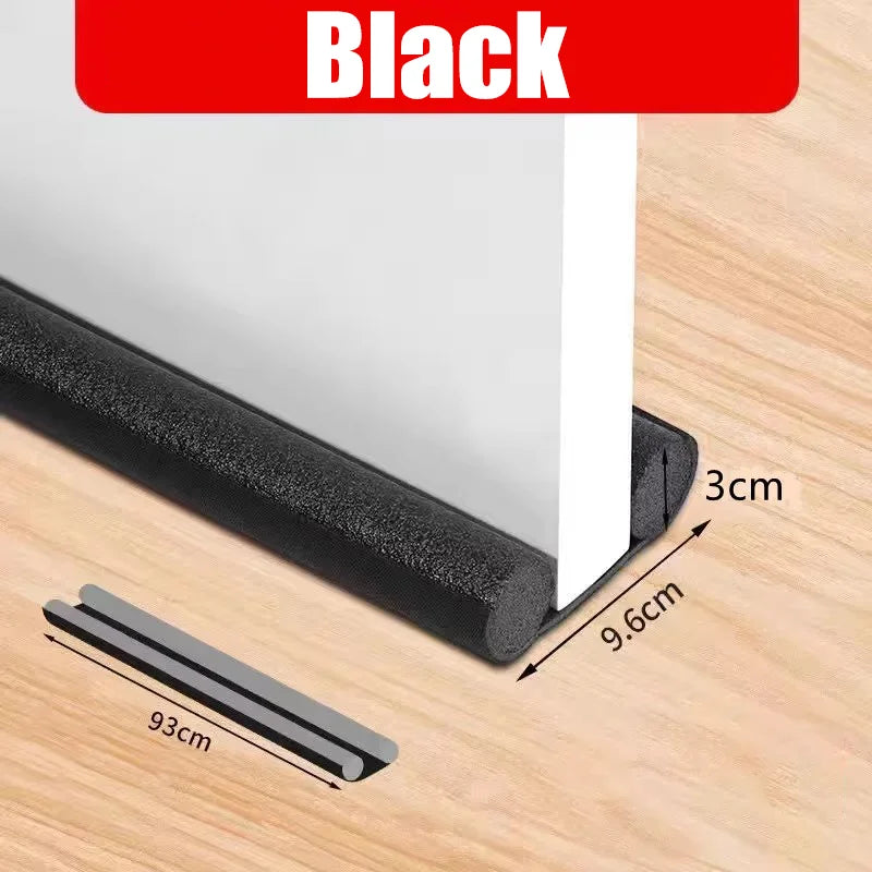 Under-Door Draft Stopper — Cut-to-Fit Foam Seal (1 Roll)