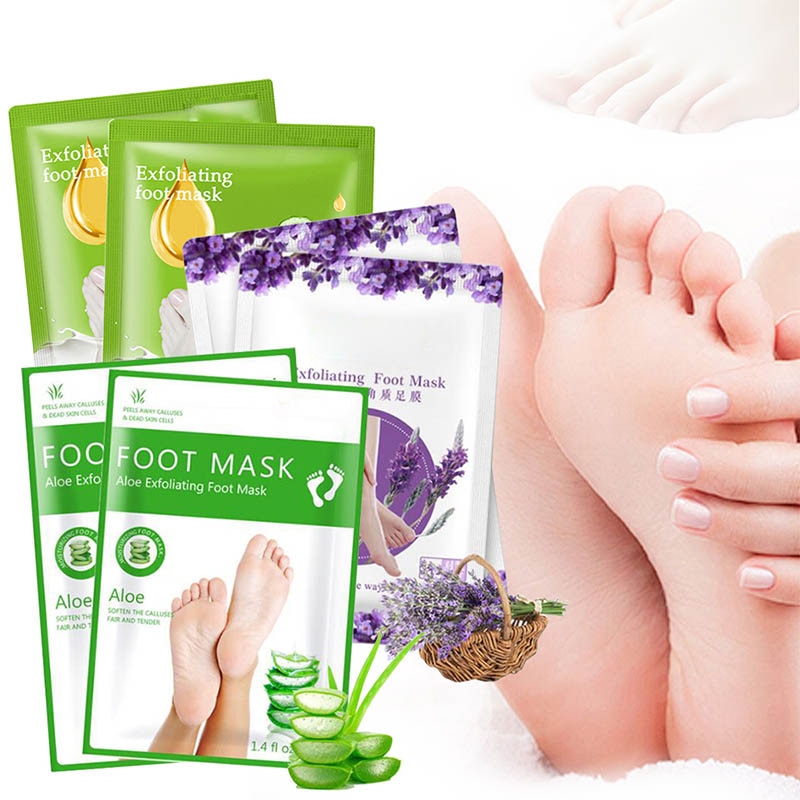 Exfoliating Feet Mask Exfoliating Foot Mask Socks Pedicure Peeling Dead Skin Remover Feet Mask Peel Foot Care Tool Moisturizing