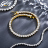 GUCY 3MM-5MM Bracelets Women 925 Sterling Silver Jewelry Moissanite Diamond Wedding Party Bracelet Drop Shipping