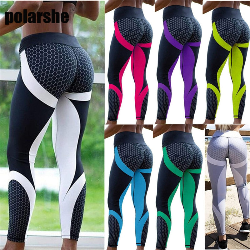 Femmes Sexy Push Up imprimé pantalon Fitness Leggings Gym Leginsy musculation Leggins sans couture Legging taille haute Legging pantalon