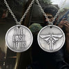 The Last Of Us 2 Necklace Firefly Logo Letters Dogtag Joel Ellie Tess Pendant Vintage Retro Hot Game Jewelry Men Women Wholesale