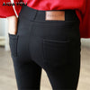 Women Stretchy Pants Pencil Pull-On Casual Ease into Comfort Modern Stretch Skinny Pant with Tummy Control ouc025