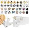 Disposable Sterile Ear Piercing Unit Cartilage Tragus Helix Piercing Gun Tool Kit Build In Steel Stud Earring Star Ball