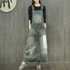 Free Shipping 2021 New Fashion Long Maxi Denim Dresses For Women One-piece Jeans Overalls Dresses With Hole Appliques Dresses