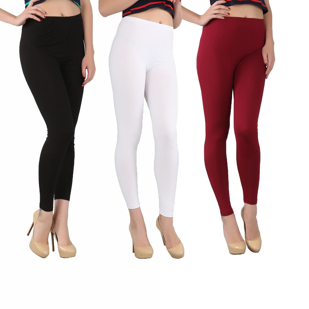 Mode 2023 Frühling und Sommer Herbst Frauen Bambusfaser hohe elastische dünne Leggings plus Größe 2XL-6xl 7XL