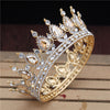 Crystal Vintage Royal Queen King Tiaras and Crowns Men/Women Pageant Prom Diadem Hair Ornaments Wedding Hair Jewelry Accessories