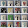 Wholesale plants life trees printed cozy cushion for couch seat back cushions home decorative pillows 45x45cm without core MYJG