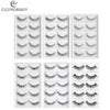 5 Pairs Nature False Eyelashes,Wispy Fake EyeLashes Extension Handmade Natural Soft Invisible Clear Thin Band,Reusable Faux Cils