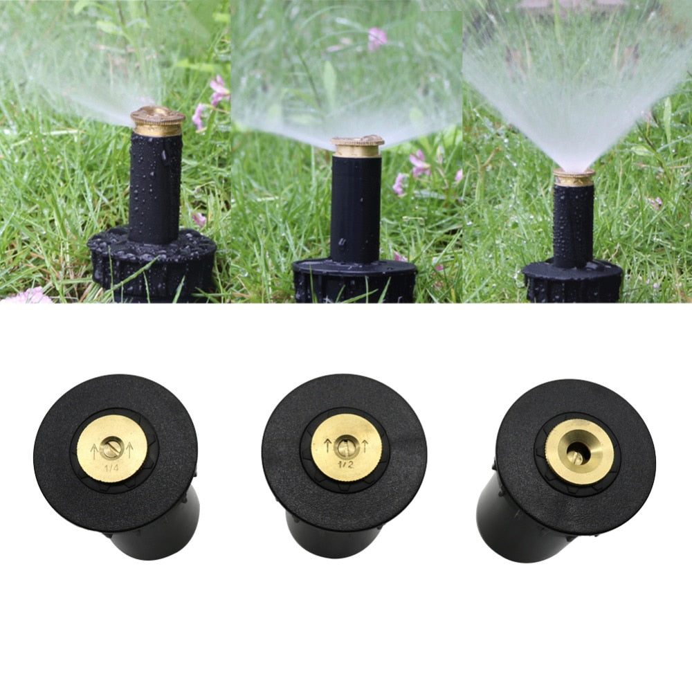 Garten-Rasen-Popup-Sprinkler 90/180/360-Grad-Bewässerungssprinkler Farm-Refraktionsdüse zum Bewässern und Bewässern