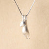 Silver Color  Necklaces Cats Pendants&Necklaces Necklace Fine Jewelry Colar de Plata  VNS8006