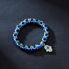 Turkish Lucky Evil Eye Bracelets Blue Evil Eye Bead Bracelet Men Women Handmade Lucky Jewelry Charm Bracelet Female Dropshipping