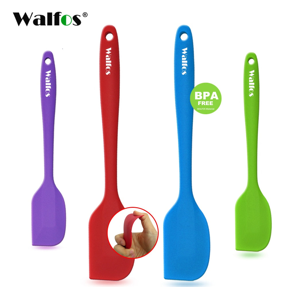 WALFOS qualité alimentaire antiadhésif beurre cuisson Silicone spatule ensemble biscuit pâtisserie grattoir gâteau cuisson spatule Silicone spatule