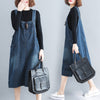 Women Straps Denim Dress New Spring Summer Dress Loose Blue Jeans Dress Female Vest Dress Women's clothing Vestidos