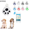 Pet Smart GPS Tracker Mini Anti-Lost Waterproof Bluetooth Locator Tracer For Pet Dog Cat Kids Car Wallet Key Collar Accessories