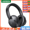 UGREEN HiTune Max3 Hybrid 35dB ANC Active Noise Cancelling Headphones Wireless Over Ear Bluetooth Earphones, 3D Spatial Audio