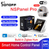 SONOFF NSPanle Pro Smart Home Control Panel Zigbee 3.0 Gateway with Homesecurity Aspower Consumption Statistics Call Intercom