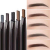 5 Color Double Ended Eyebrow Pencil Waterproof Long Lasting No Blooming Rotatable Triangle Eye Brow Tattoo Pen Makeup 1PC