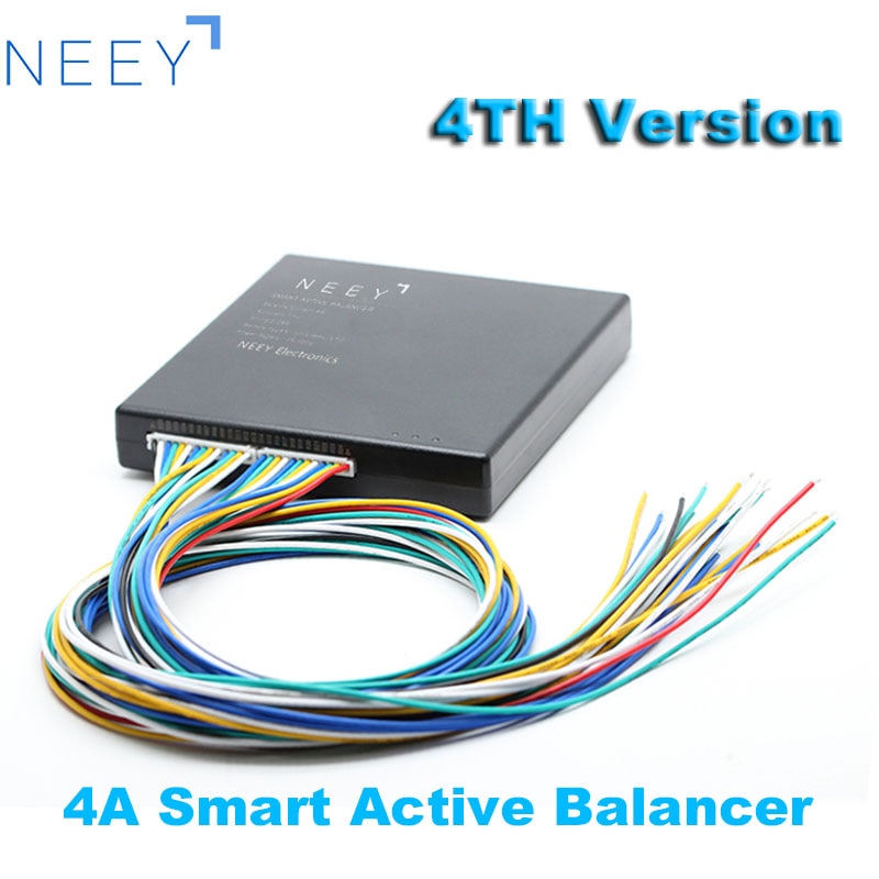 4TH NEEY 4A Smart Active Balancer 3S 4S 5S 6S 7S 8S 14S 16S 20S 21S 22S 24S Lifepo4 / Lipo/ LTO Battery Energy equalization