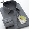 SHAN BAO 6XL 7XL 8XL 9XL 10XL men's professional long-sleeved shirt business casual large size loose solid color shirt