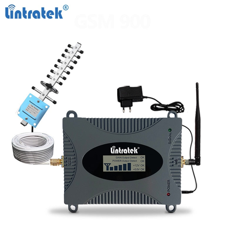 Lintratek 4G Signal Repeater 1800Mhz Booster GSM 900 Repeater 3G 2100MHz CDMA 850 LTE GSM Mobile Signal Amplifier Voice/Data